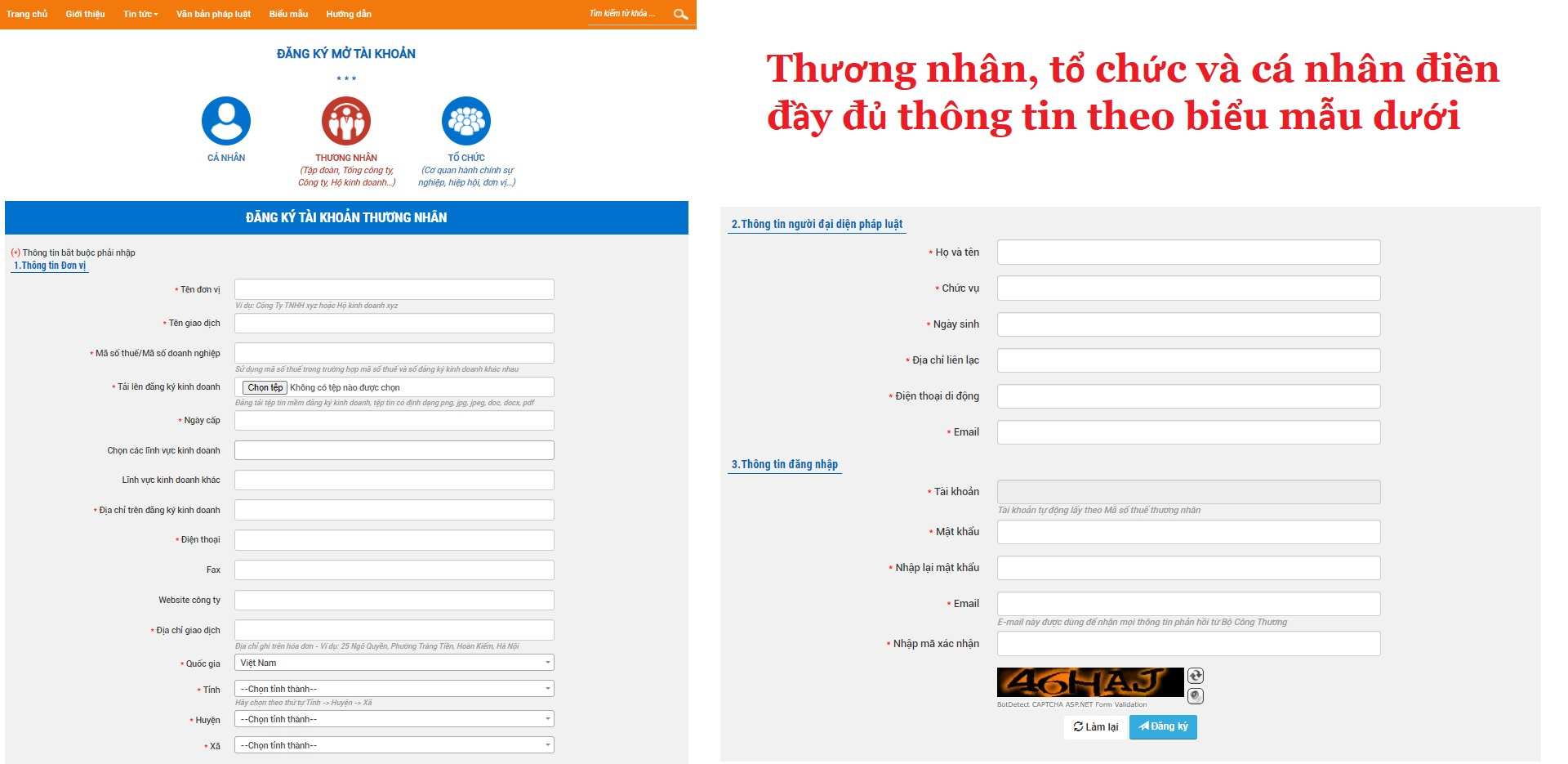 Thủ tục đăng ký website với Bộ Công Thương